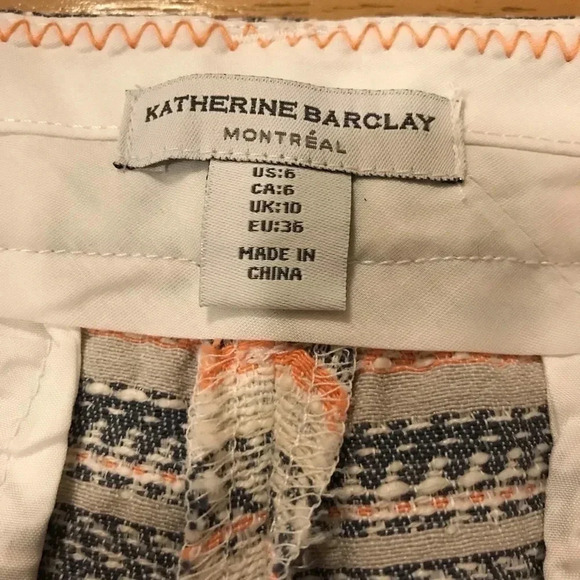 Katherine Barclay Montreal Woven Shorts NWT Aztec - Picture 3 of 10